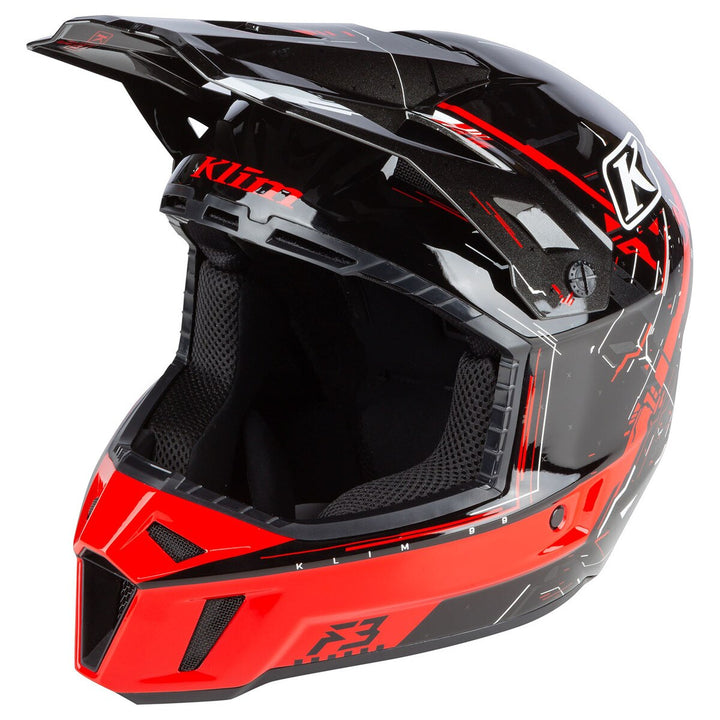 Klim F3 Visor - Recoil High Risk Red