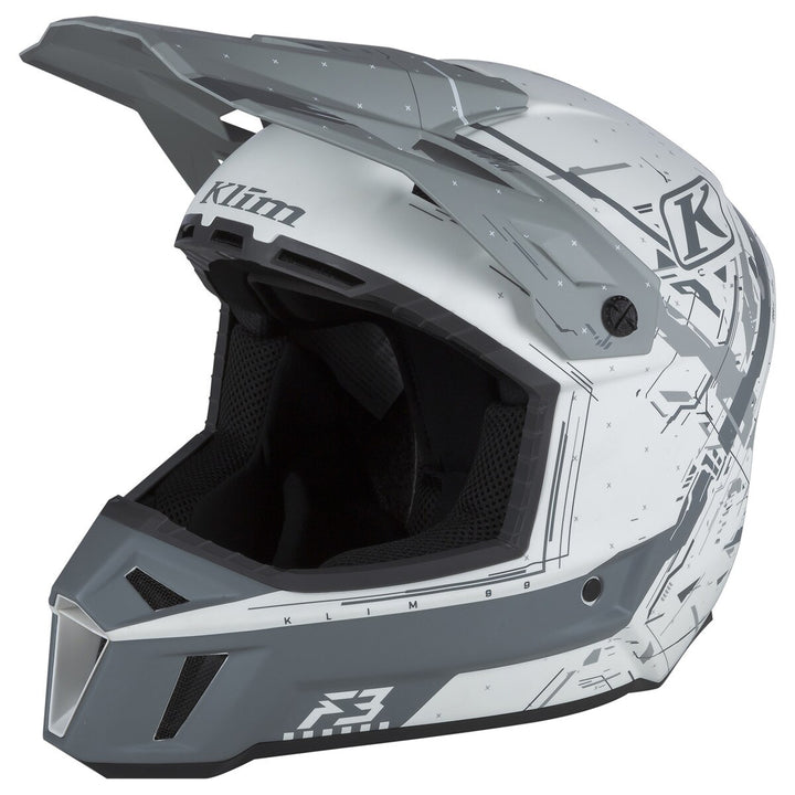 Klim F3 Visor - Recoil White