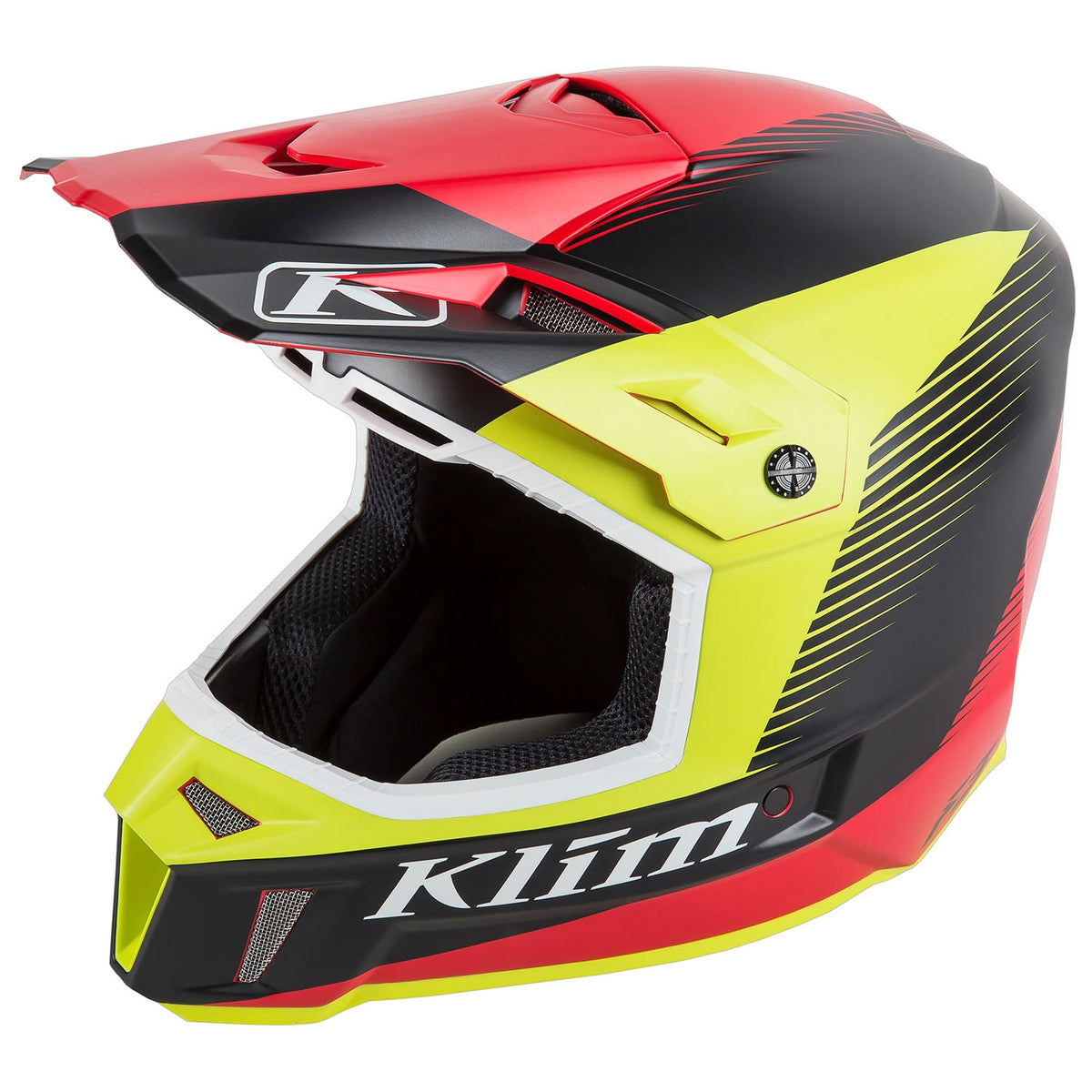 Klim F3 Visor - Ripper Red