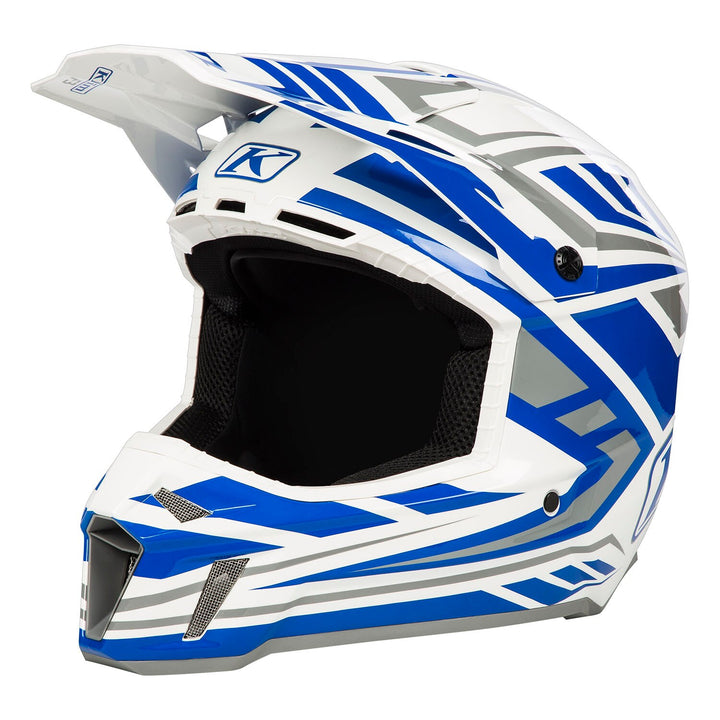 Klim F3 Visor - Velocity White