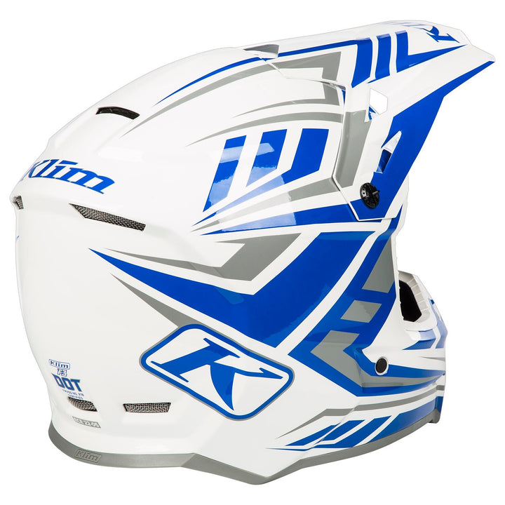 Klim F3 Visor - Velocity White