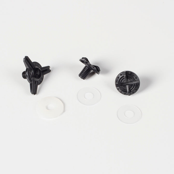 Klim F3 Center and Peak Side Screws with Washers - Black
