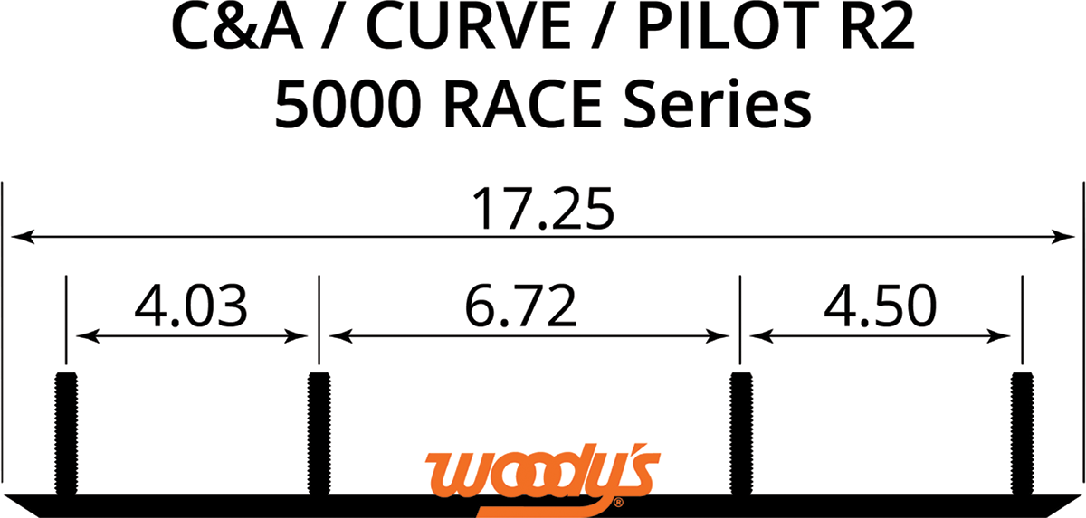 Woody's 5000 Series C&A Pro Ski Runners