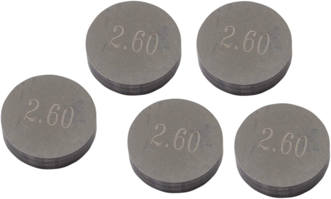 PROX Valve Shim 10.00 mm x 2.60 mm, 5-Pack – Part Number 29.100260