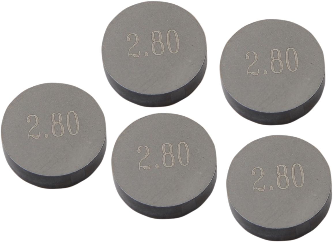 PROX 29.100280 Valve Shim 10.00 mm x 2.80 mm, 5-Pack