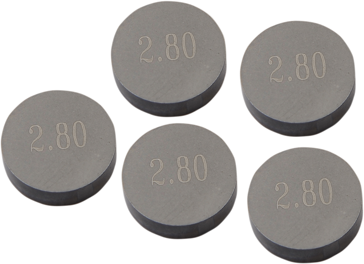 PROX 29.100280 Valve Shim 10.00 mm x 2.80 mm, 5-Pack