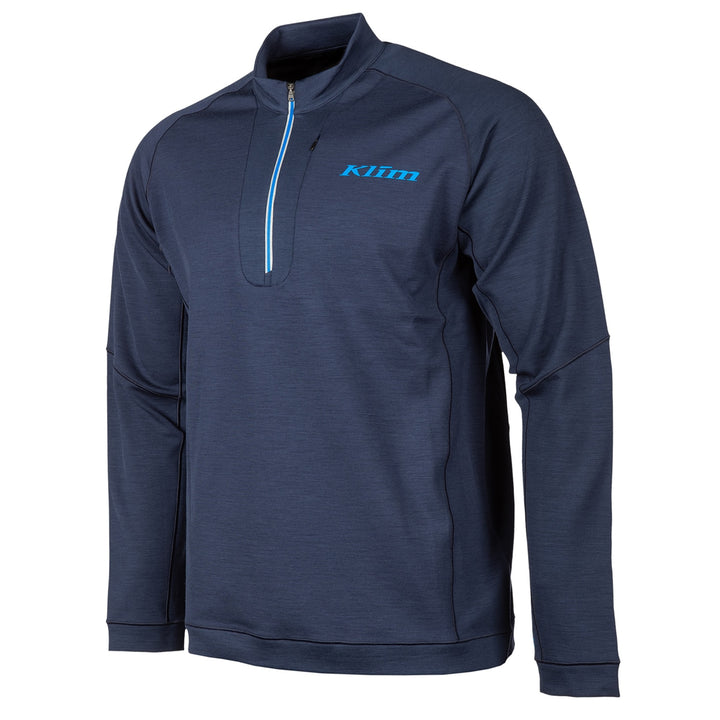 Teton Merino Wool 1/4 Zip - Navy Blue