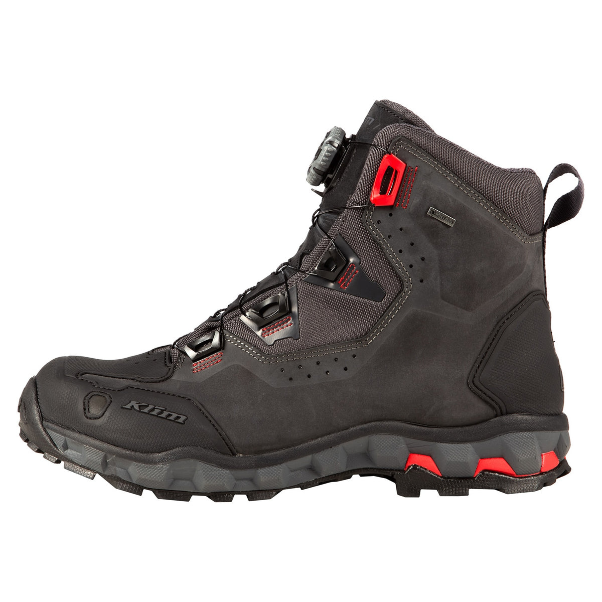 Klim Outlander GTX Boot - Asphalt - High Risk Red