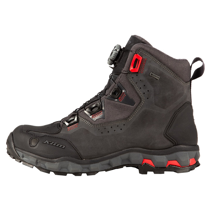 Klim Outlander GTX Boot - Asphalt - High Risk Red