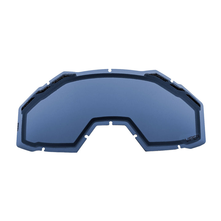 Viper Replacement DBL Lens - Dbl Lens Dark Smoke Blue Mirror