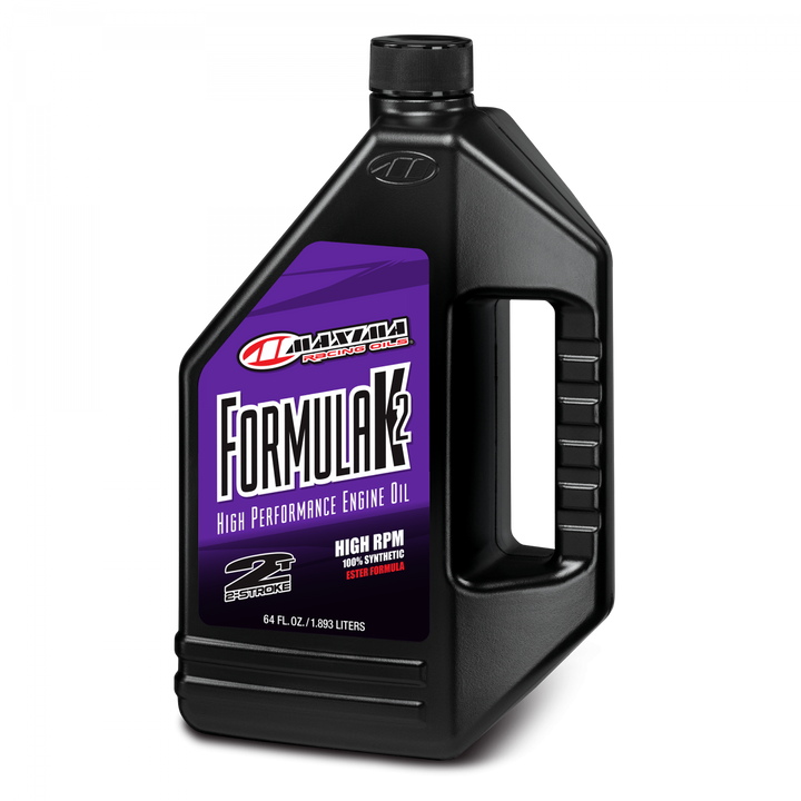Maxima Formula K2 High RPM Synthetic 2T Engine Oil - 64 U.S. fl oz.
