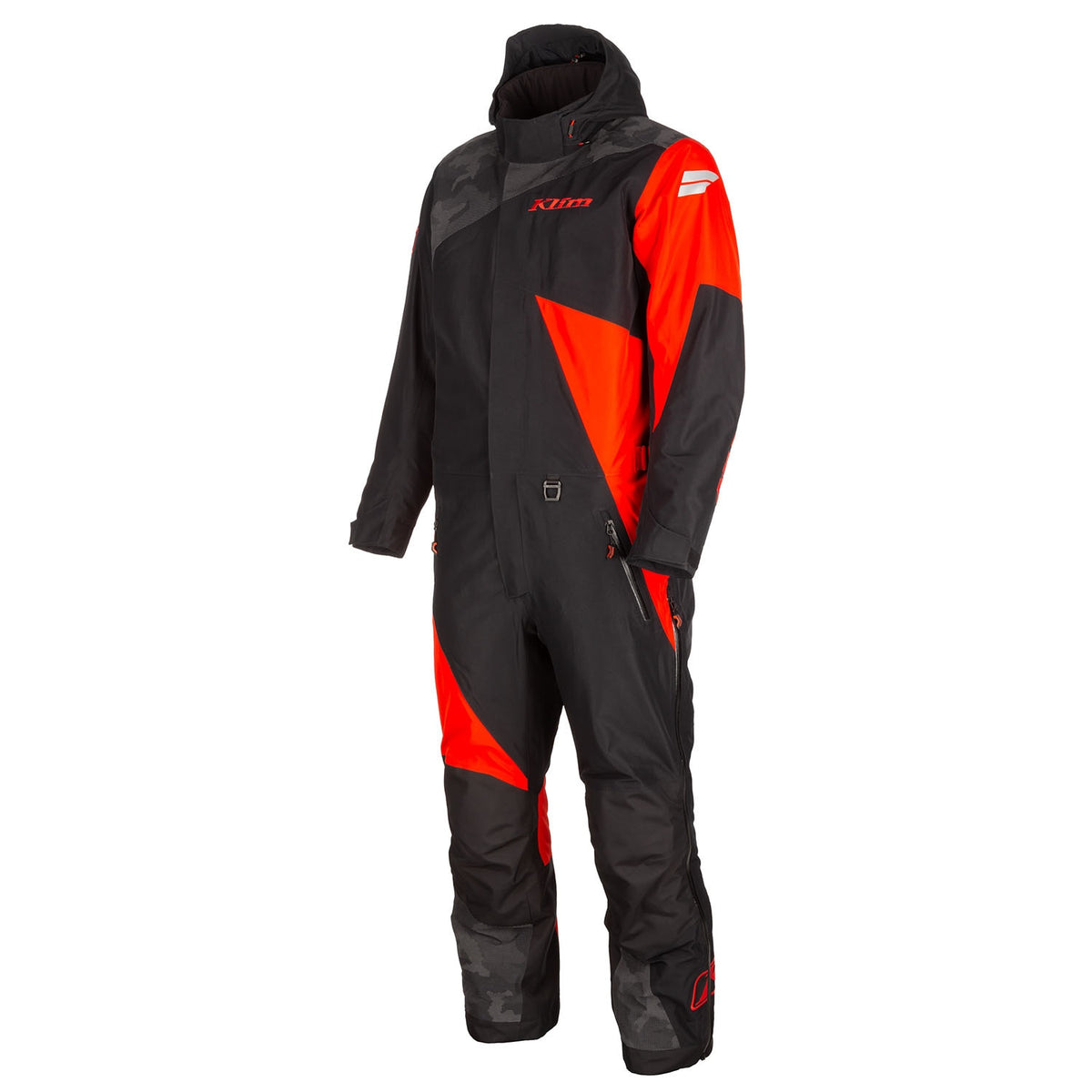 Railslide One-Piece - Black - Fiery Red