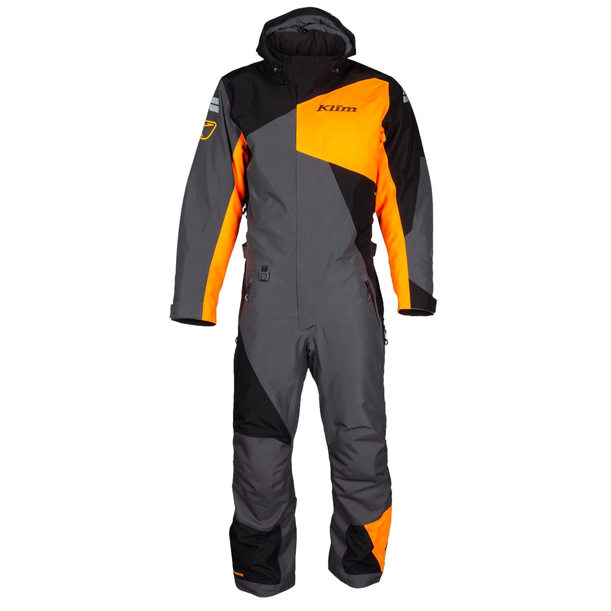 Railslide One-Piece - Black - Strike Orange