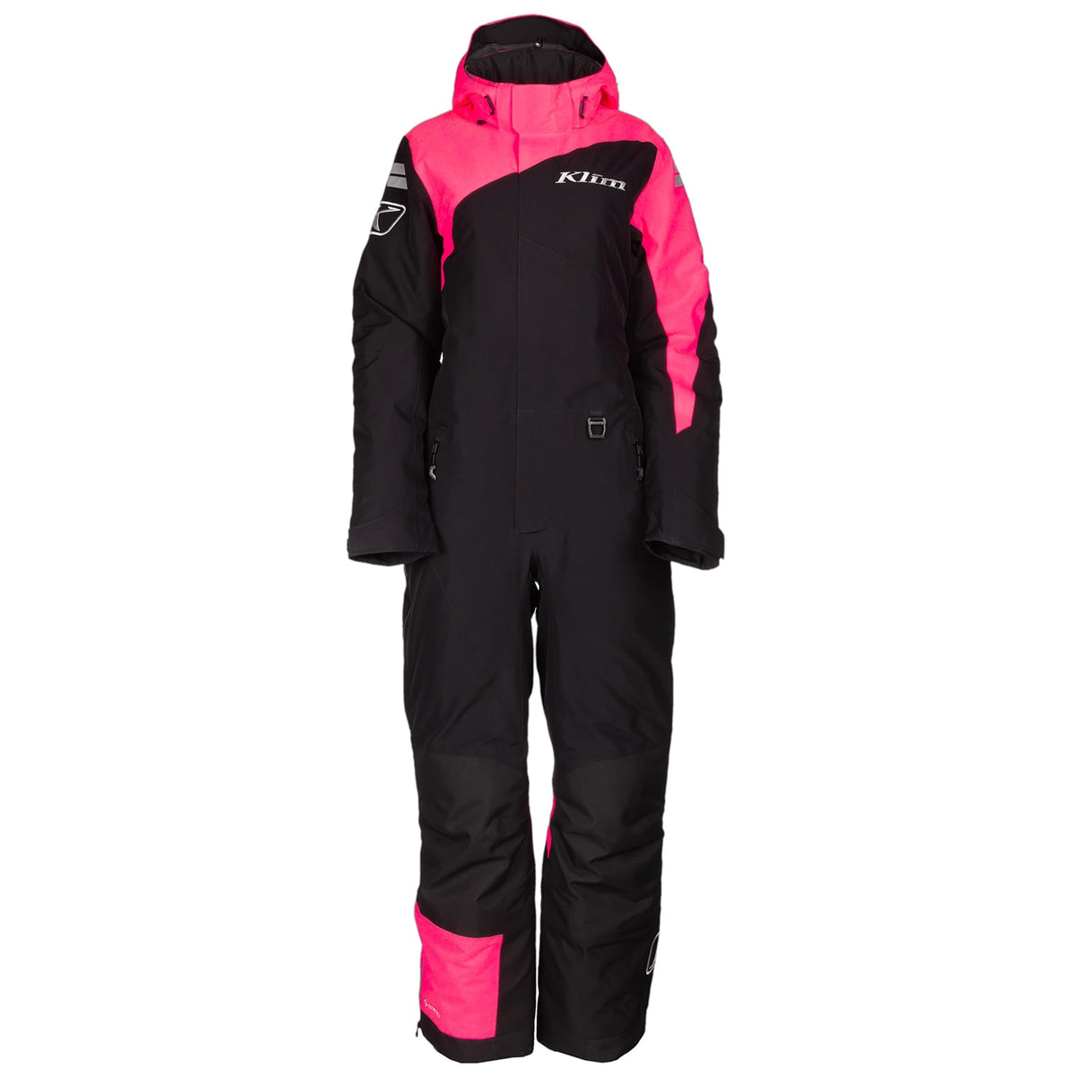 Vailslide One-Piece - Black - Knockout Pink