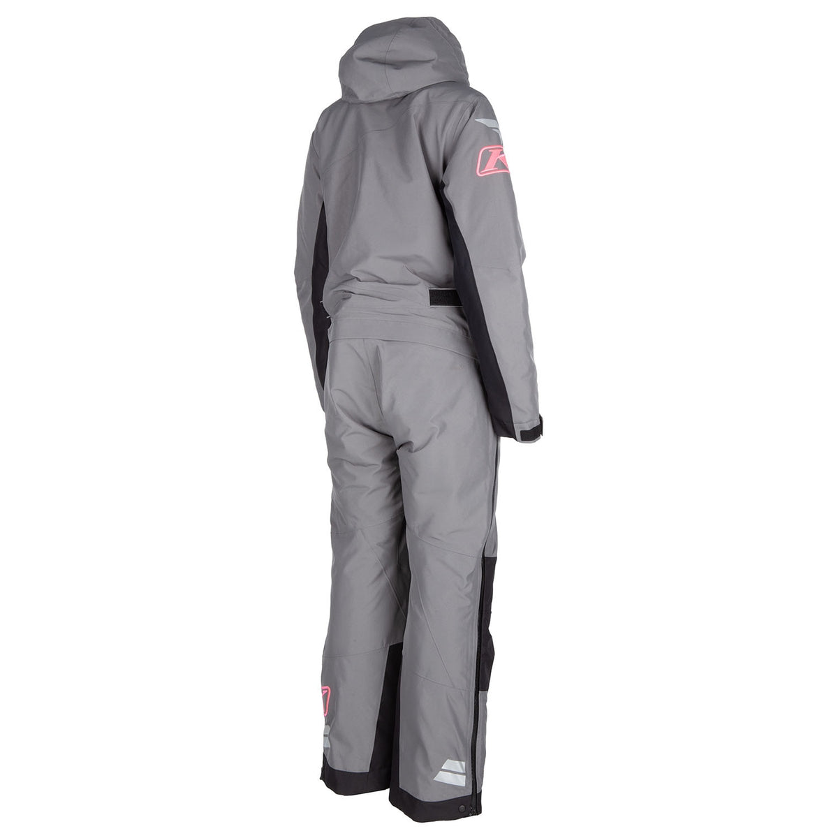 Vailslide One-Piece - Castlerock Gray - Knockout Pink