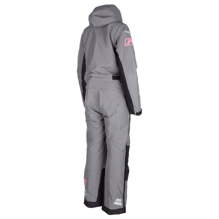 Vailslide One-Piece - Castlerock Gray - Knockout Pink