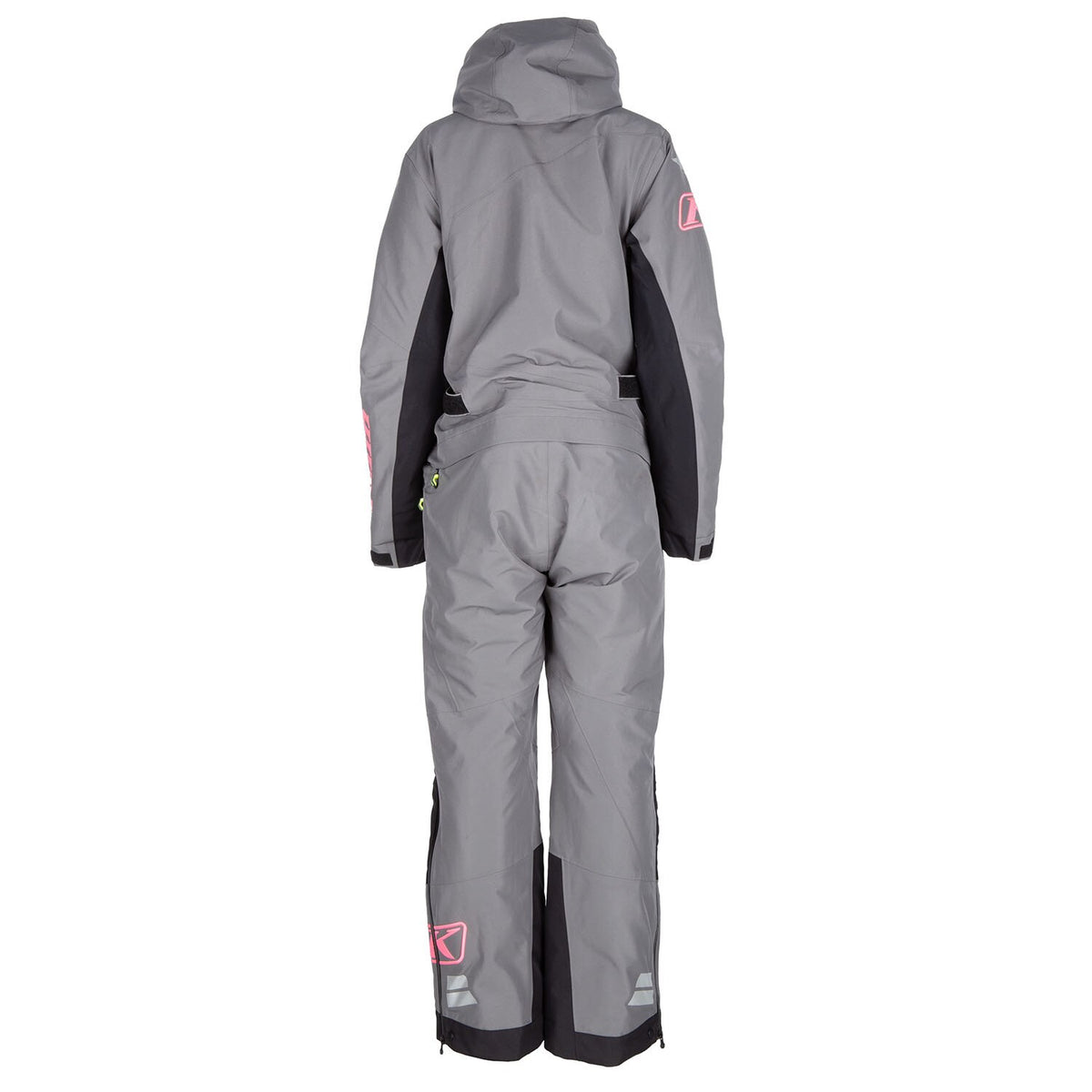 Vailslide One-Piece - Castlerock Gray - Knockout Pink