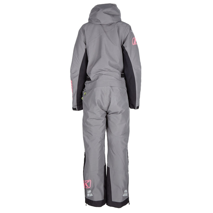 Vailslide One-Piece - Castlerock Gray - Knockout Pink