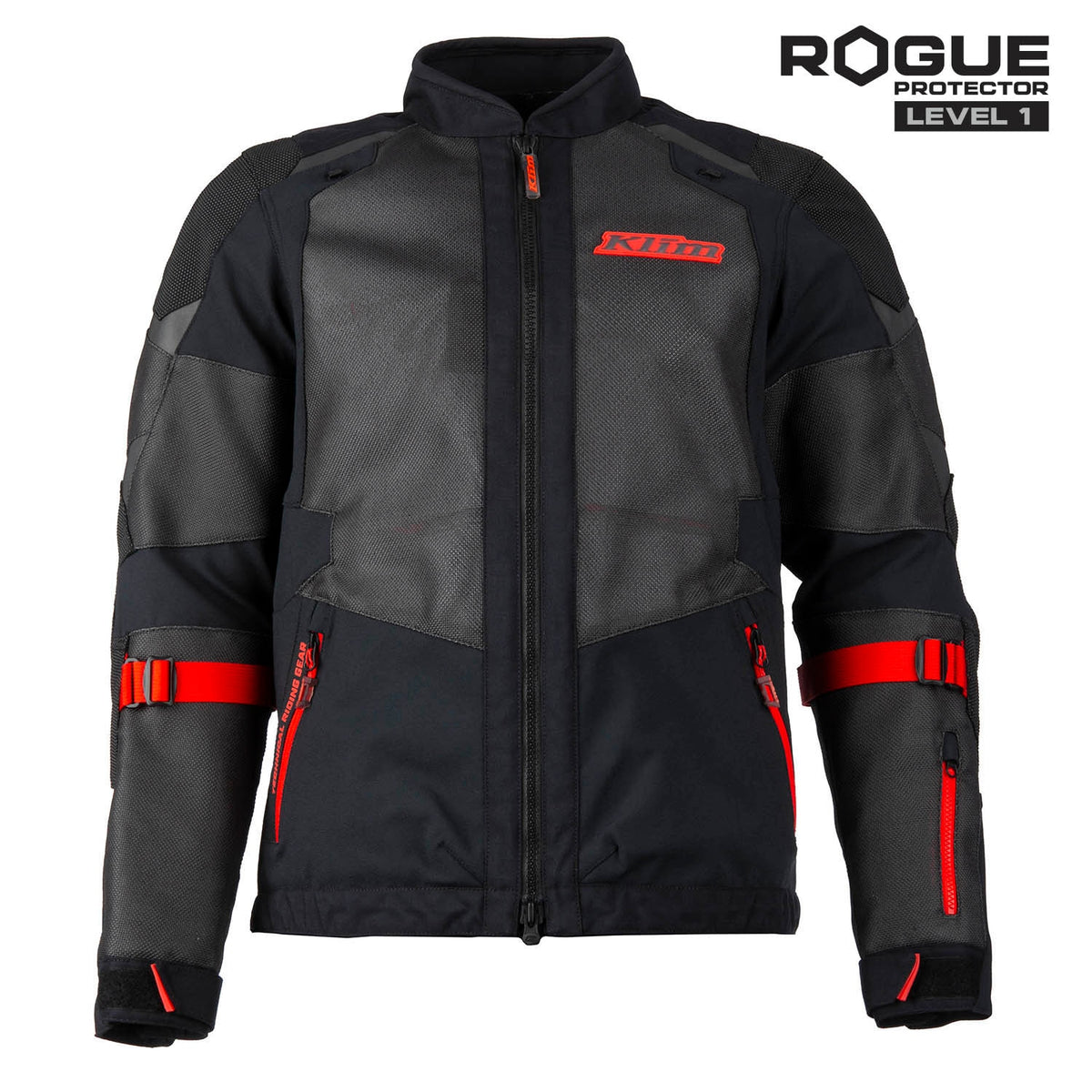 Klim Baja Jacket - Black - Fiery Red