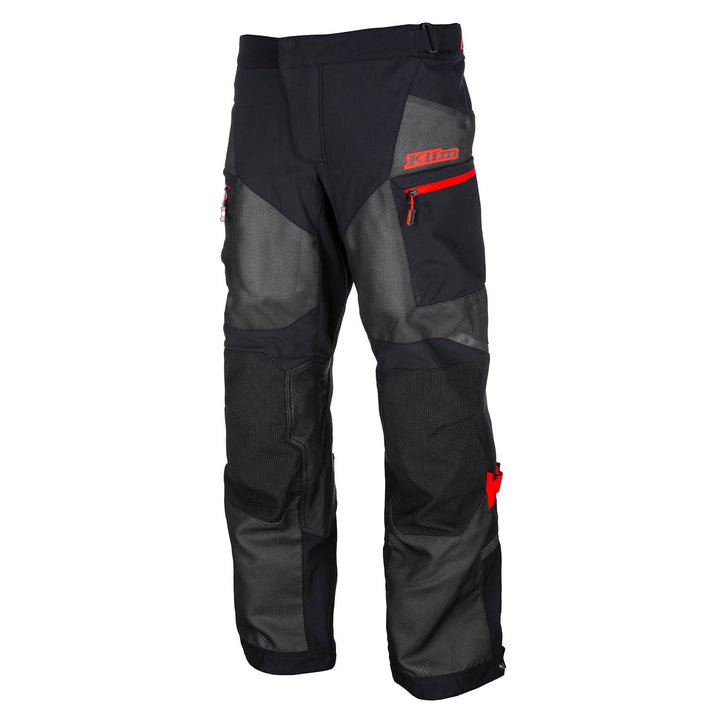 Klim Baja S4 Pant - Black - Fiery Red