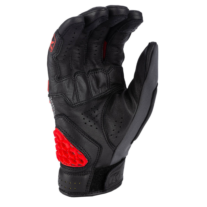 Klim Baja S4 Glove - Black - Fiery Red