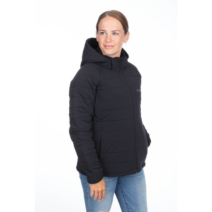 Waverly Stretch Insulated Hooded Jacket - Black