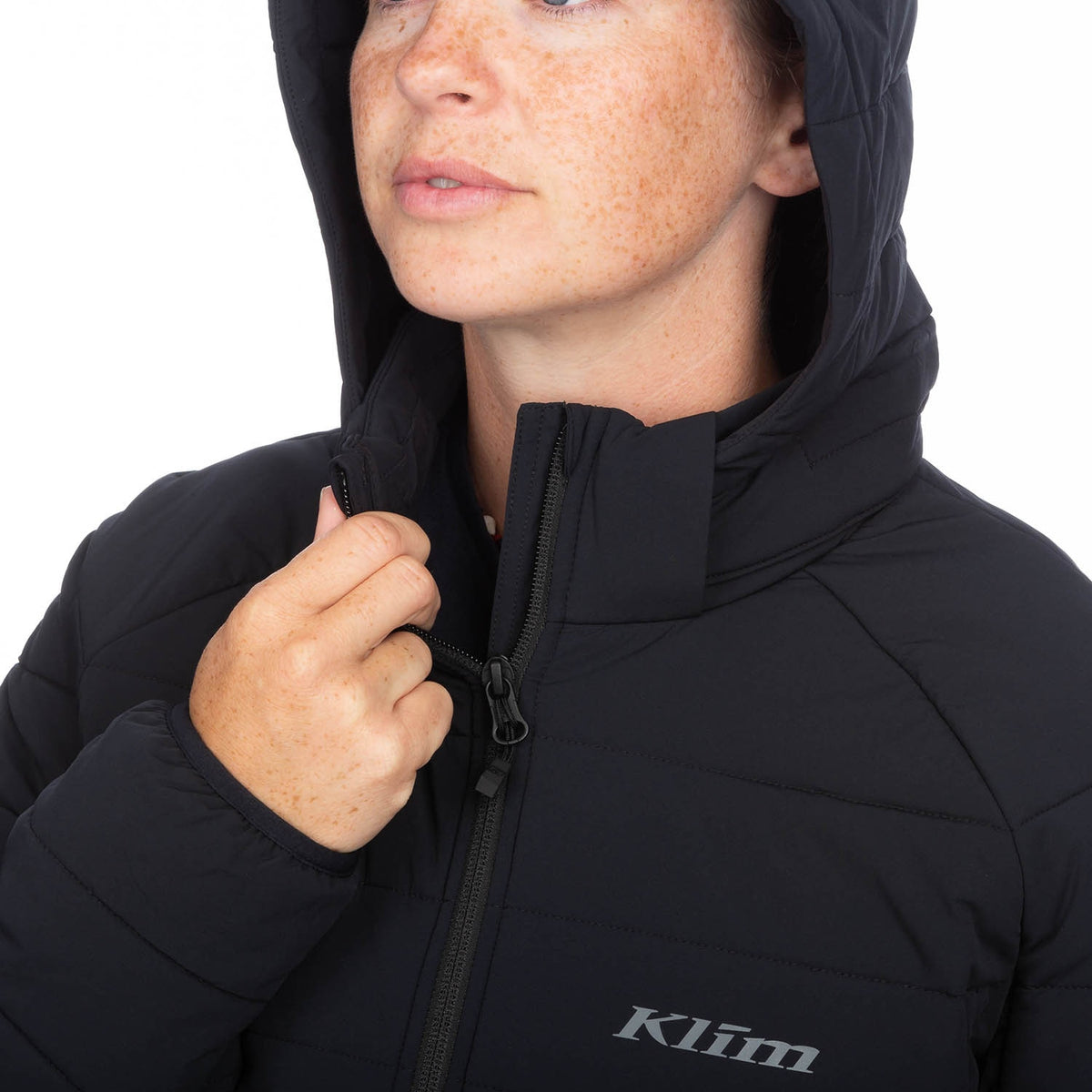 Waverly Stretch Insulated Hooded Jacket - Black