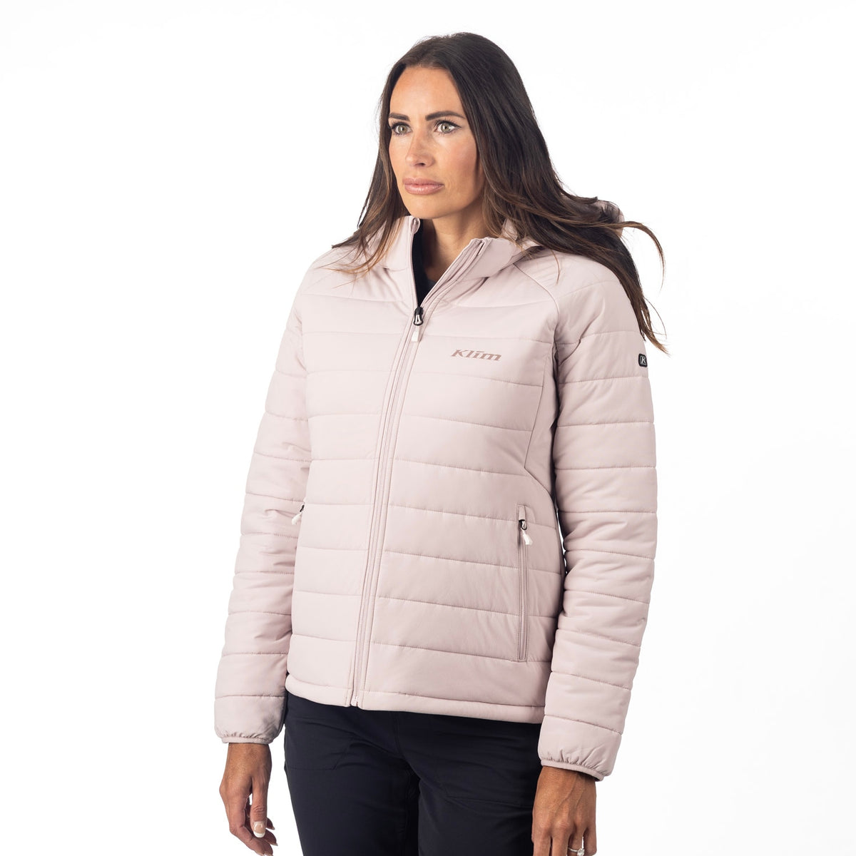 Waverly Stretch Insulated Hooded Jacket - Burnished Lilac