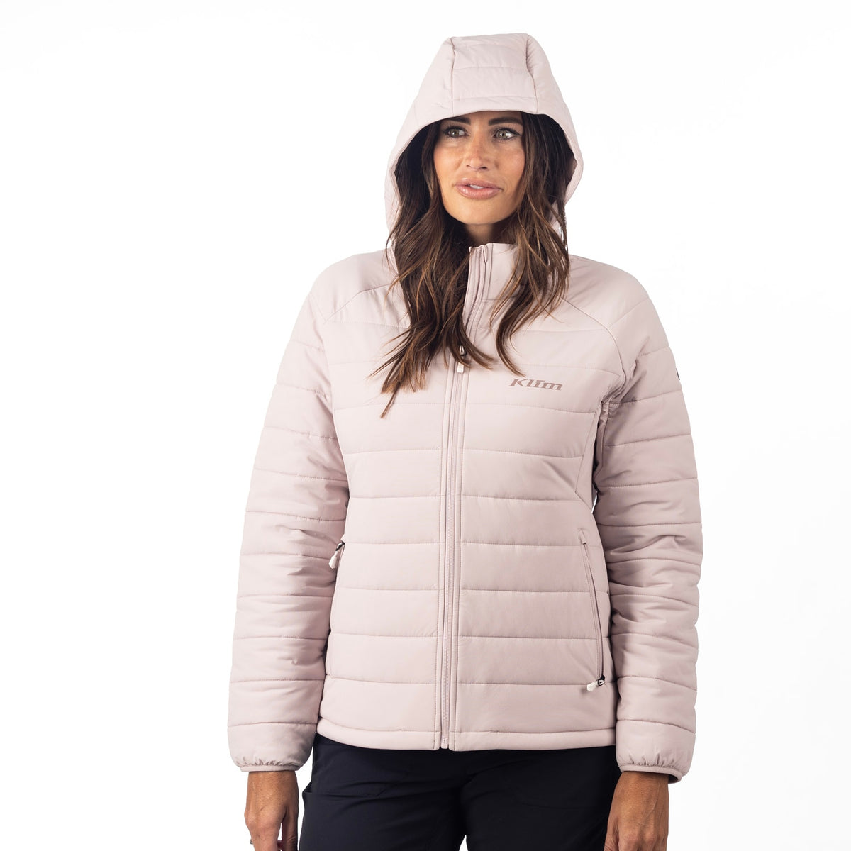 Waverly Stretch Insulated Hooded Jacket - Burnished Lilac