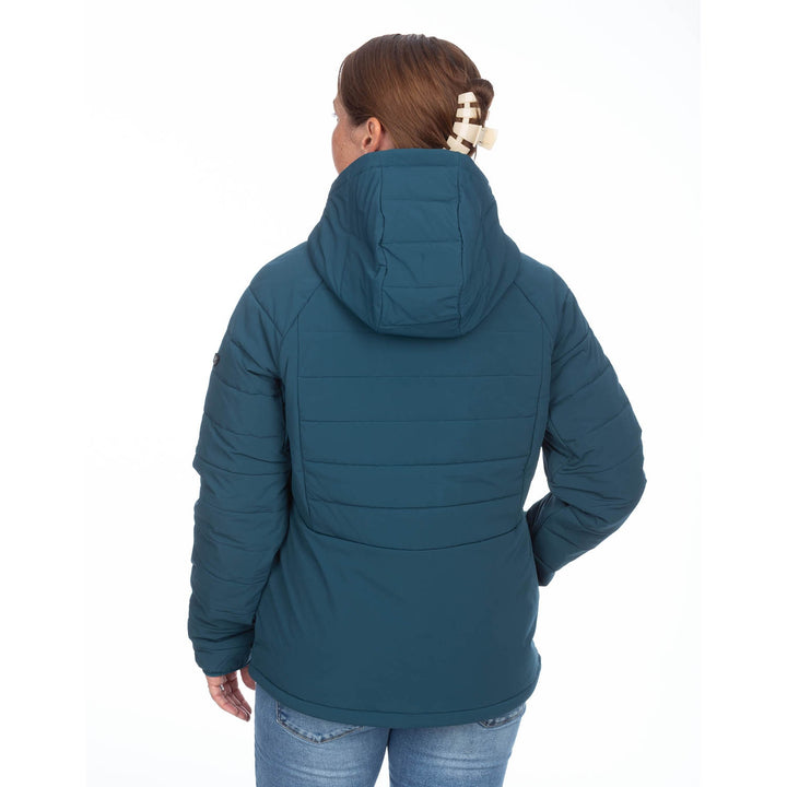 Waverly Stretch Insulated Hooded Jacket - Reflecting Pond
