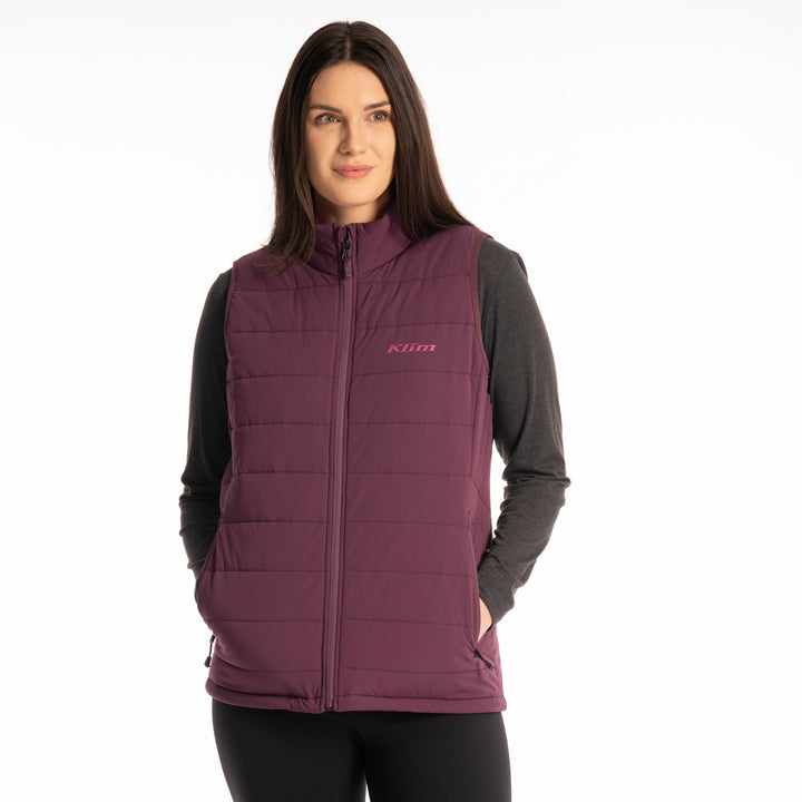 Waverly Stretch Insulated Vest - Italian Plum