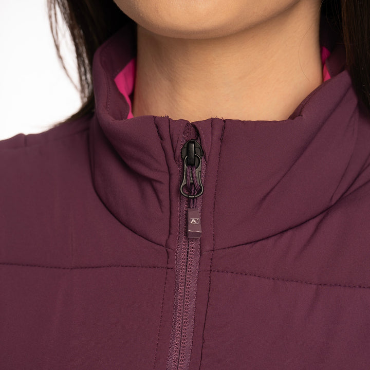 Waverly Stretch Insulated Vest - Italian Plum