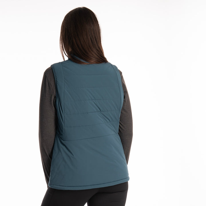 Waverly Stretch Insulated Vest - Reflecting Pond