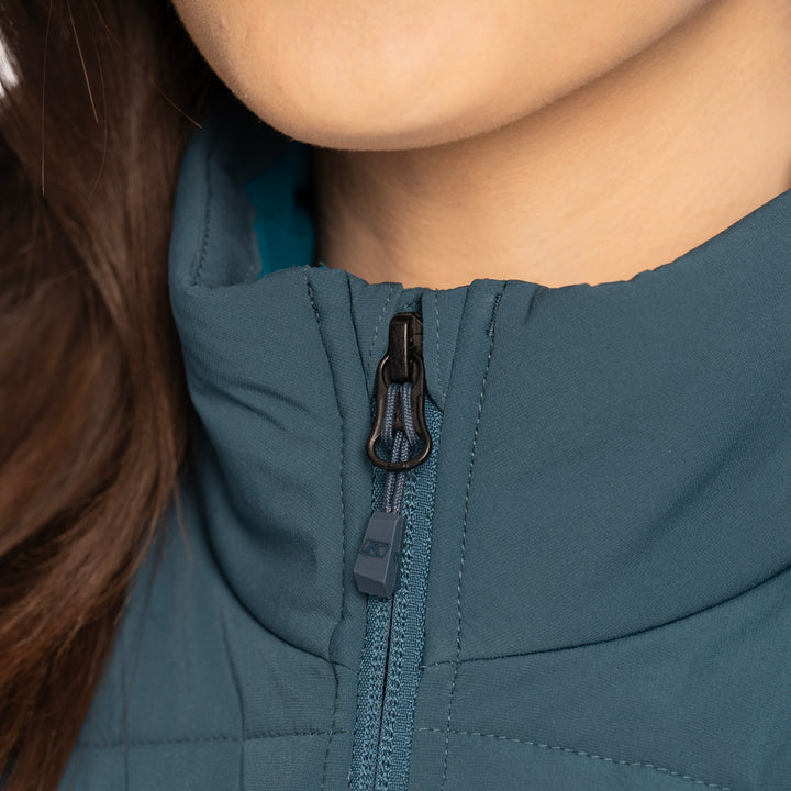 Waverly Stretch Insulated Vest - Reflecting Pond