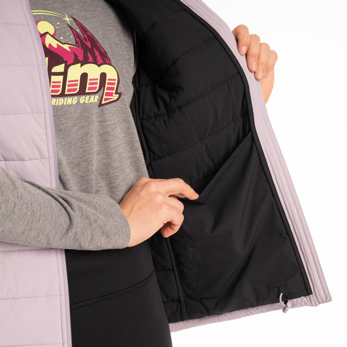Waverly Stretch Insulated Vest - Wisteria
