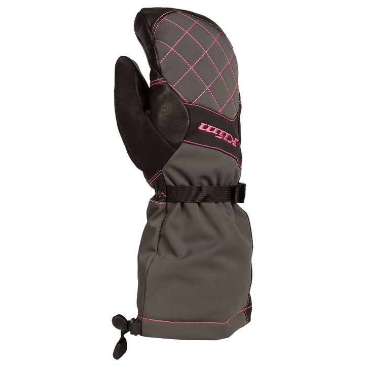 Allure Mitten - Knockout Pink - Asphalt