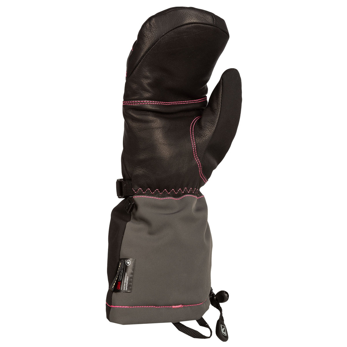 Allure Mitten - Knockout Pink - Asphalt