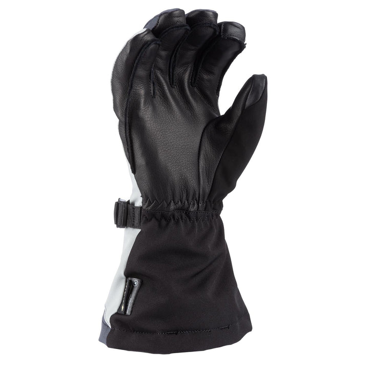Allure Gauntlet Glove - Asphalt - Scuba Blue
