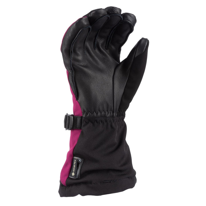 Allure Gauntlet Glove - Black - Pink Glo