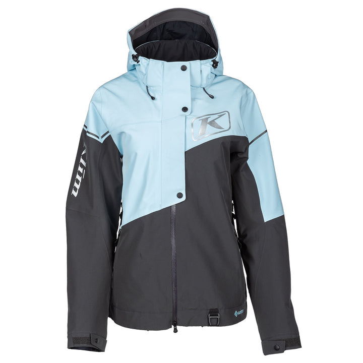 Klim Women's Alpine Jacket - Asphalt - Crystal Blue