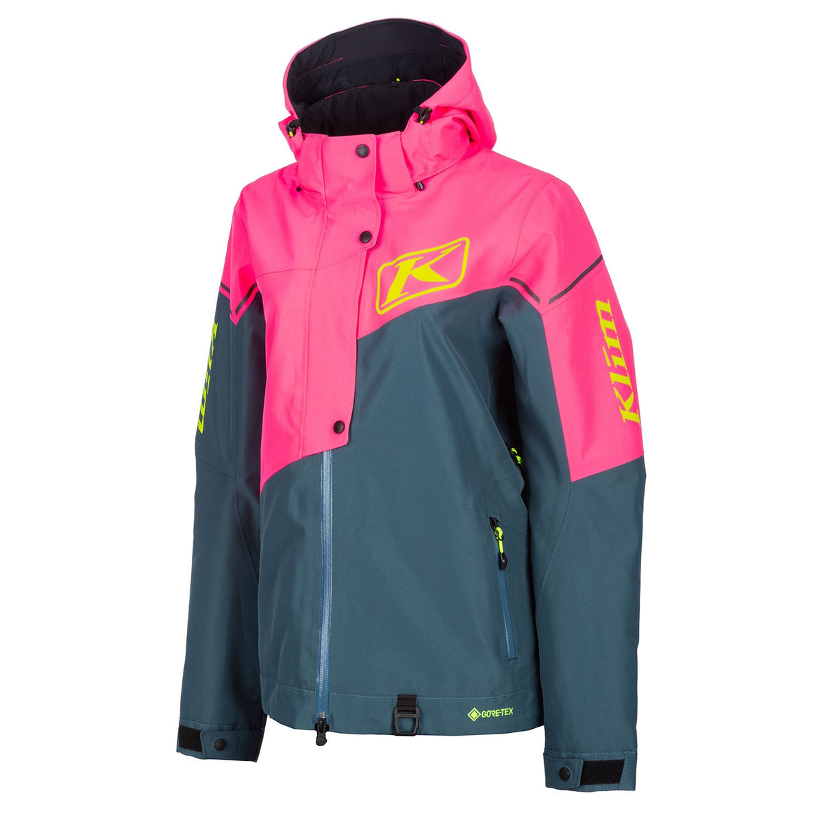 Klim Women's Alpine Jacket - Petrol - Knockout Pink