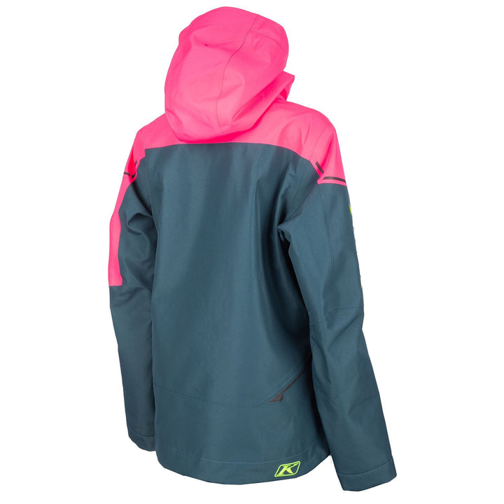 Klim Women's Alpine Jacket - Petrol - Knockout Pink