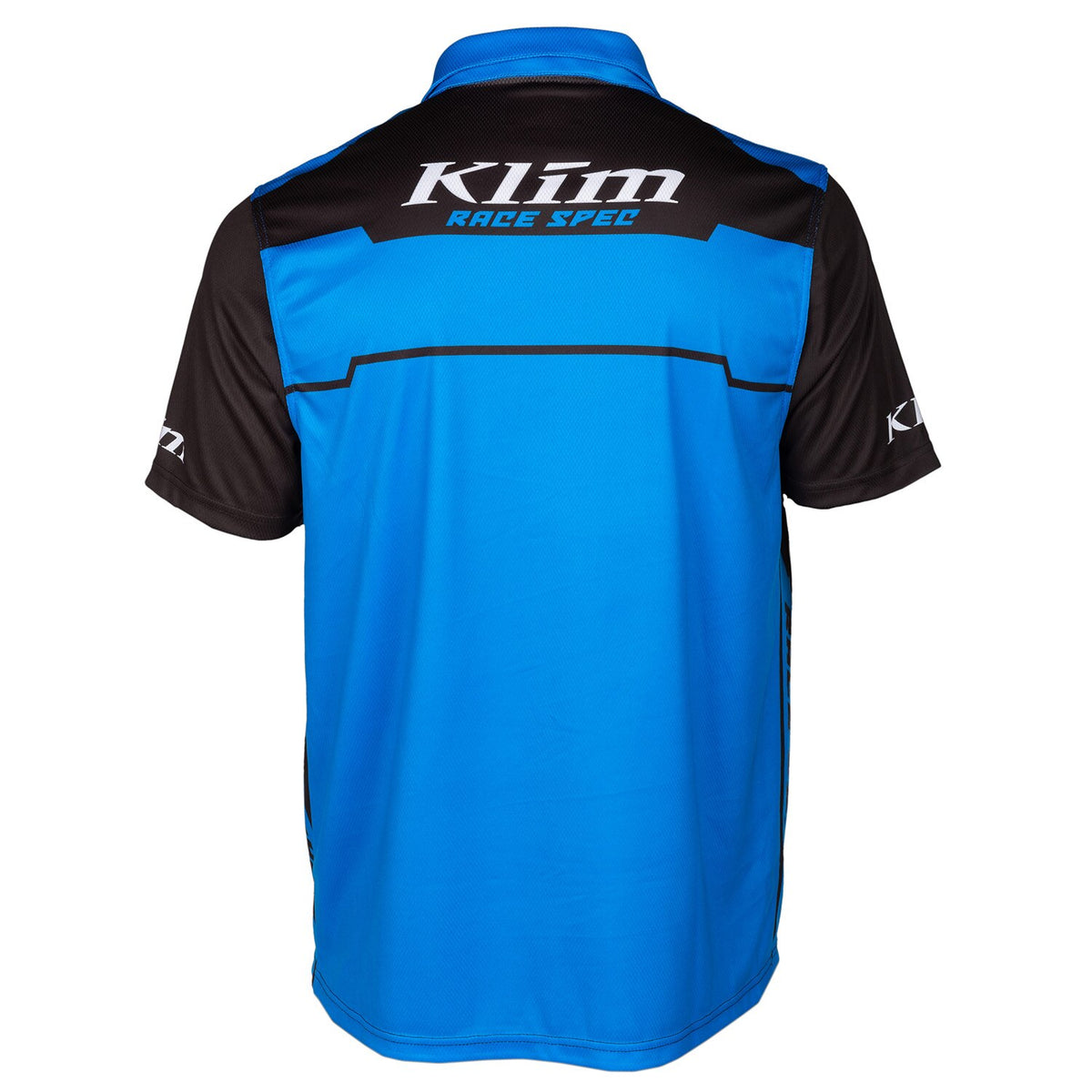 Klim Launch Polo - Electric Blue Lemonade - Black