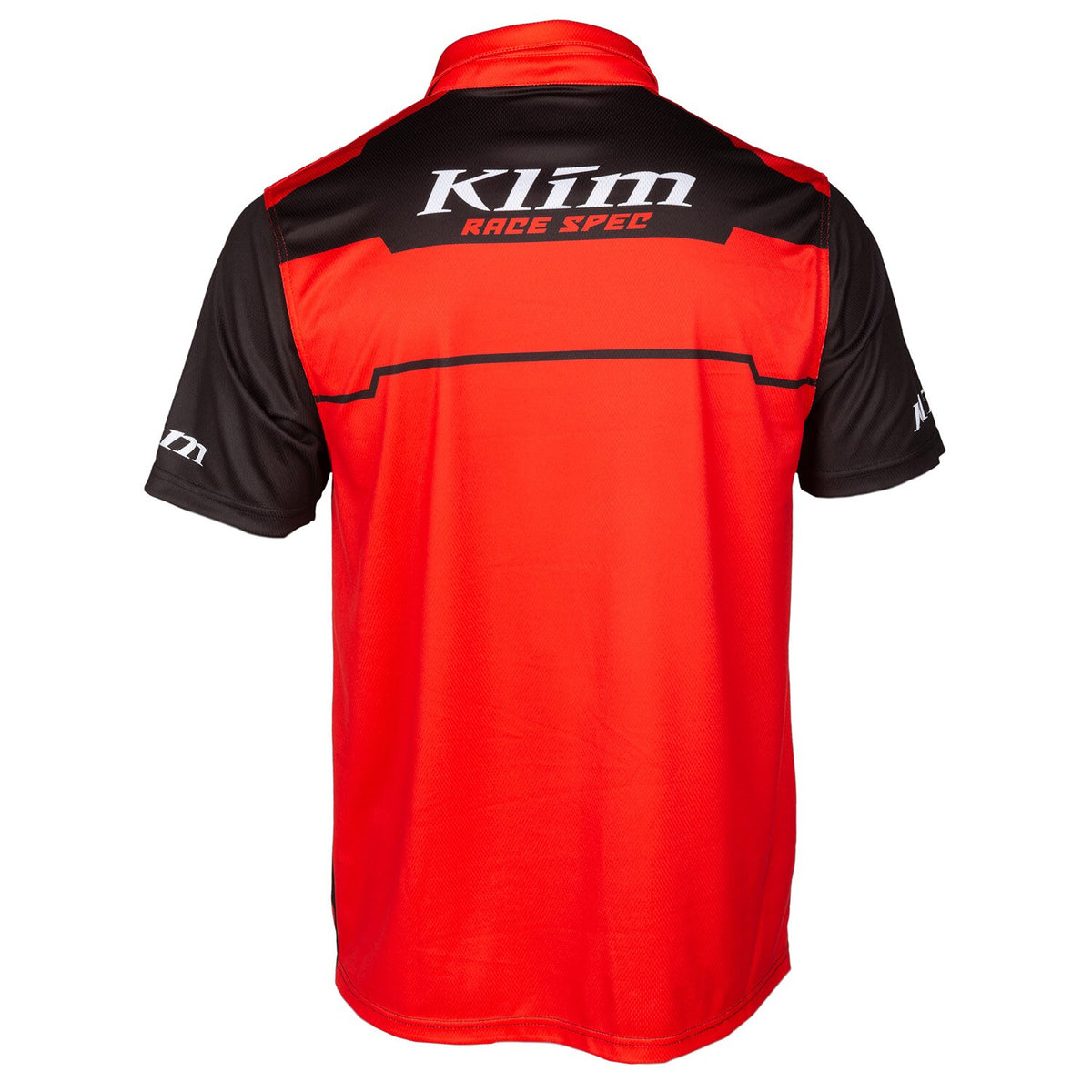 Klim Launch Polo - Fiery Red - Black