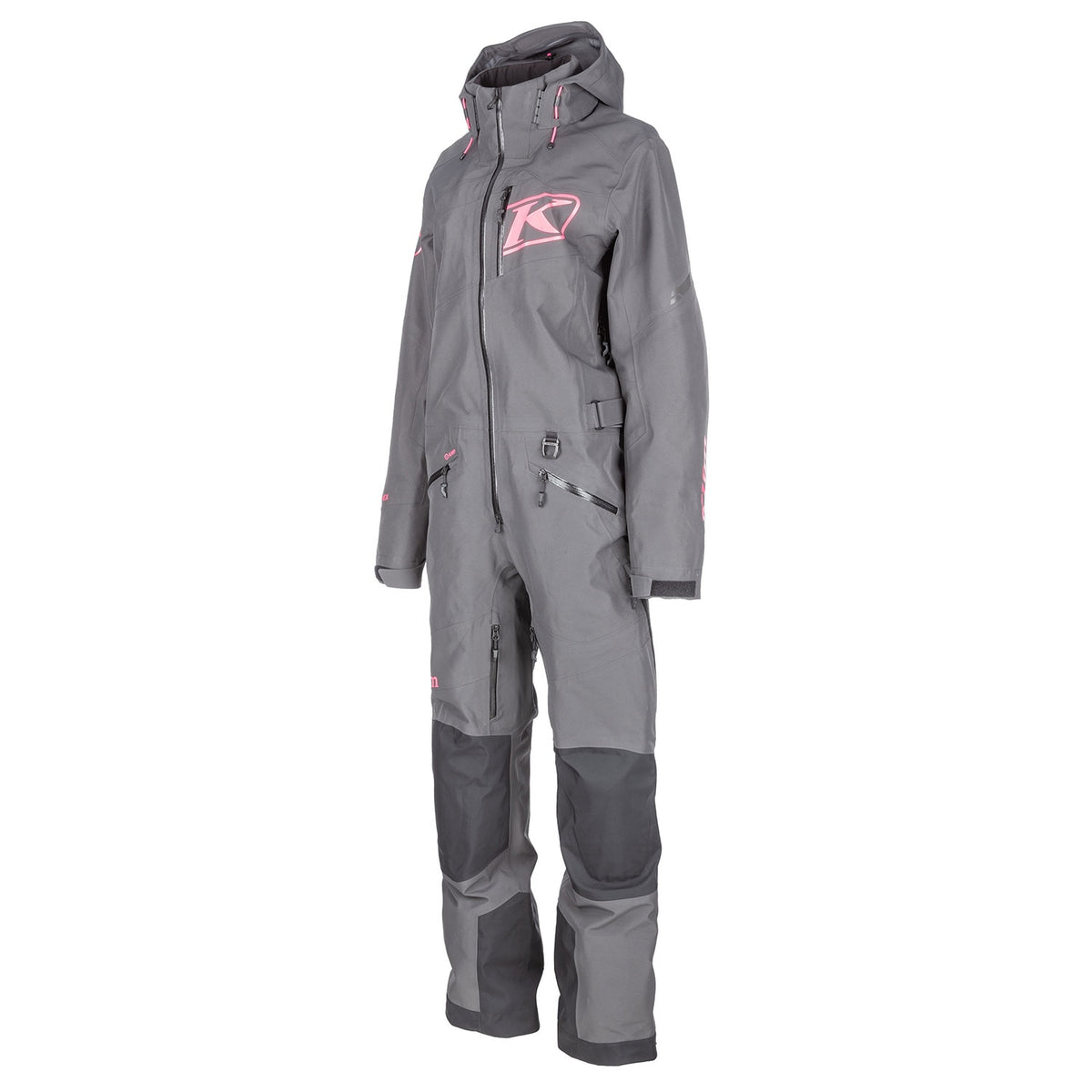 Ripsa Vapor One-Piece - Asphalt - Knockout Pink