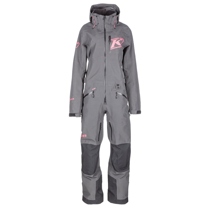 Ripsa Vapor One-Piece - Asphalt - Knockout Pink