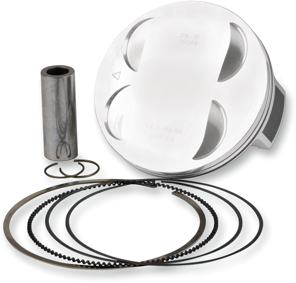 Vertex 24187B Forged Piston Kit for Honda CRF450R/RX, 95.97 mm