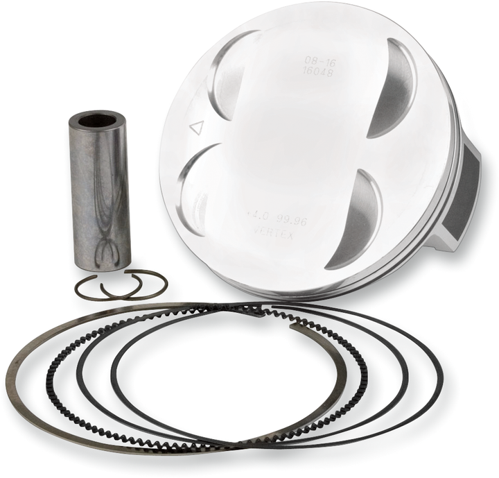 Vertex 24187B Forged Piston Kit for Honda CRF450R/RX, 95.97 mm