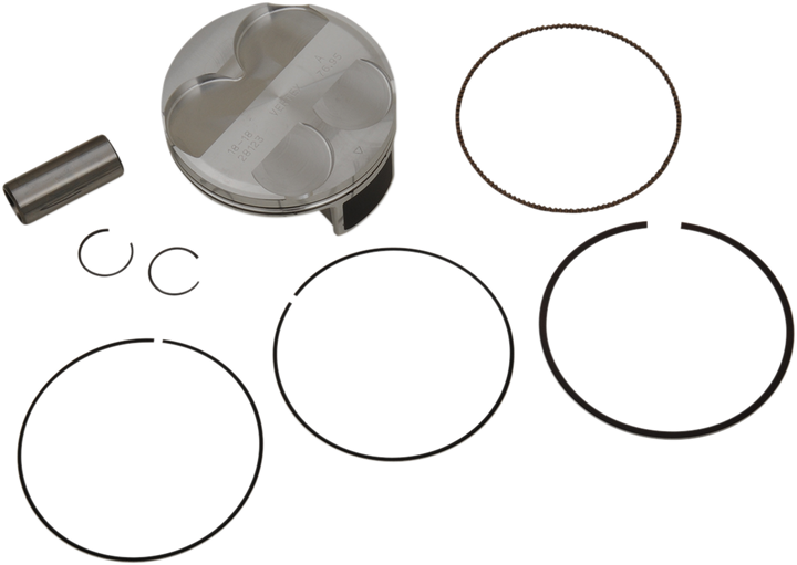 Vertex 24267B Forged Piston Kit, 76.96 mm, for Kawasaki KX250F