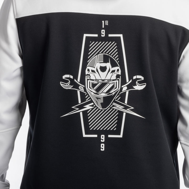 Klim Petrol Pullover Hoodie - Black - White